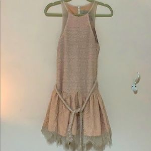 Three floor lace dress